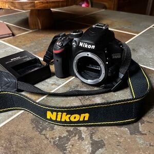 Nikon D3200 Black DSLR Camera (body only)